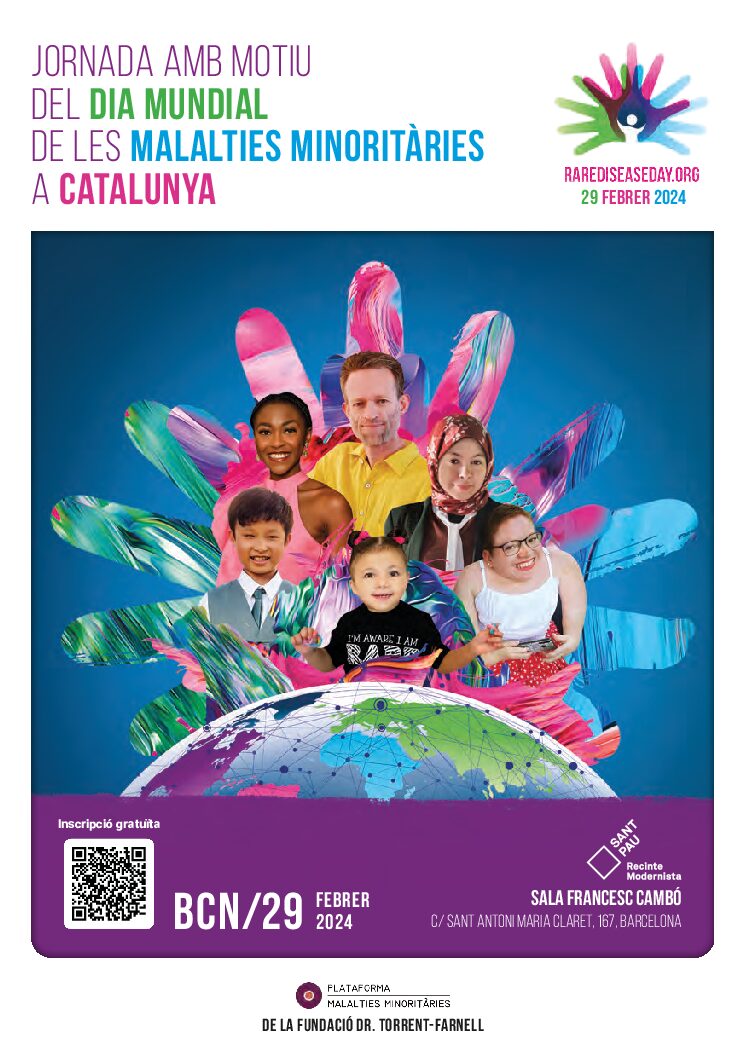 Póster de 17a Edició | Día Mundial de les Malaltie Minoritàries a Catalunya, 2024