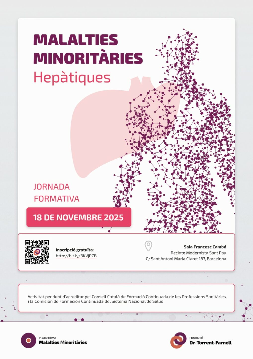 Veure programa de Jornada Malalties Minoritàries Hepàtiques Póster de Jornada Malalties Minoritàries Hepàtiques